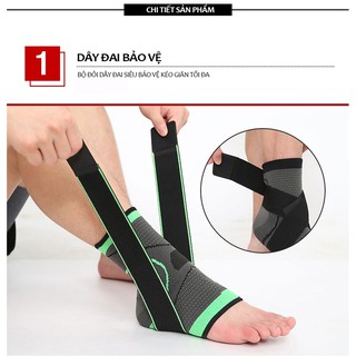 Cuốn bảo vệ mắt cá chân thể thao Aolikes AL7529 (1 đôi)