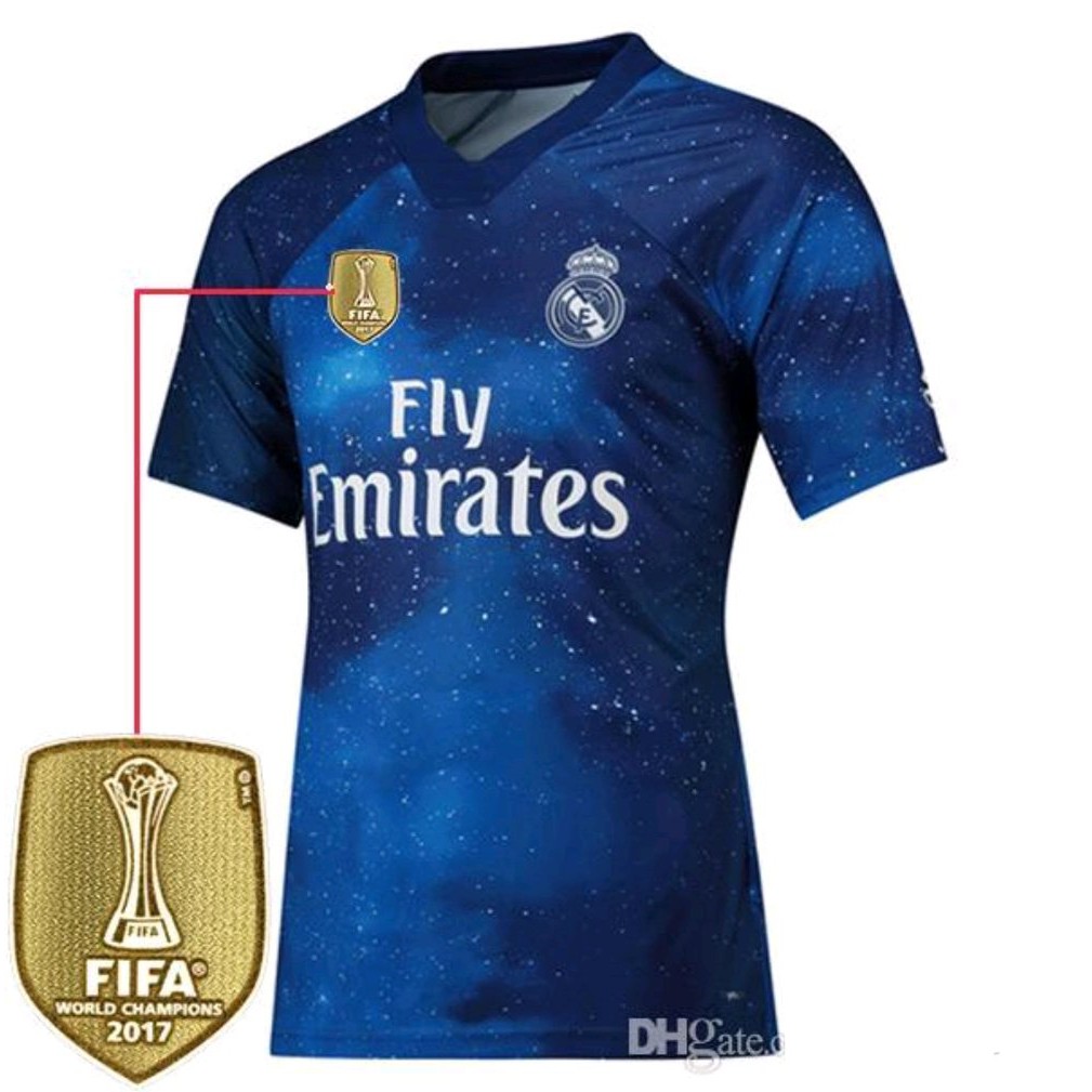 Áo Thun Thể Thao Real Madrid Ea Champion Hàng Nhập Khẩu 2019