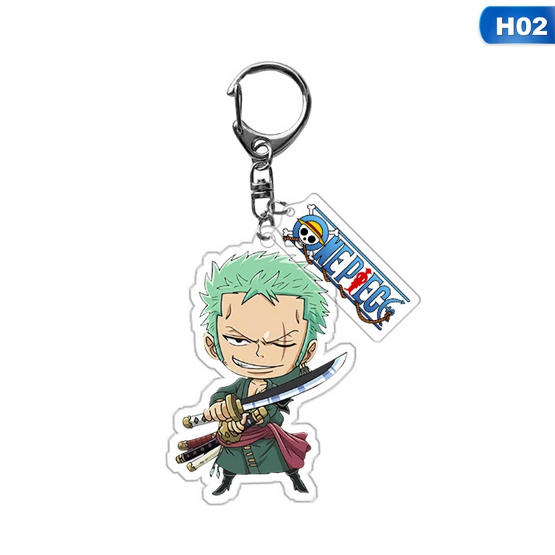 Móc khóa họa tiết hoạt hình One Piece độc đáo