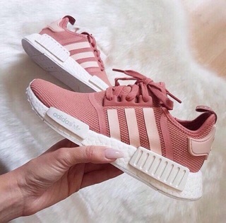 ( Ảnh thật ) Sneaker NMD hồng đậm