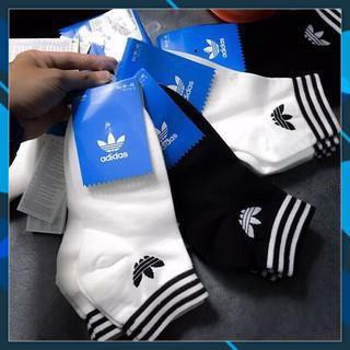 Tất Dệt Kim Cao Cấp, Tất ADIDAS 3 sọc (cổ ngắn) , Vớ Adidas dành cả cho nam và nữ.