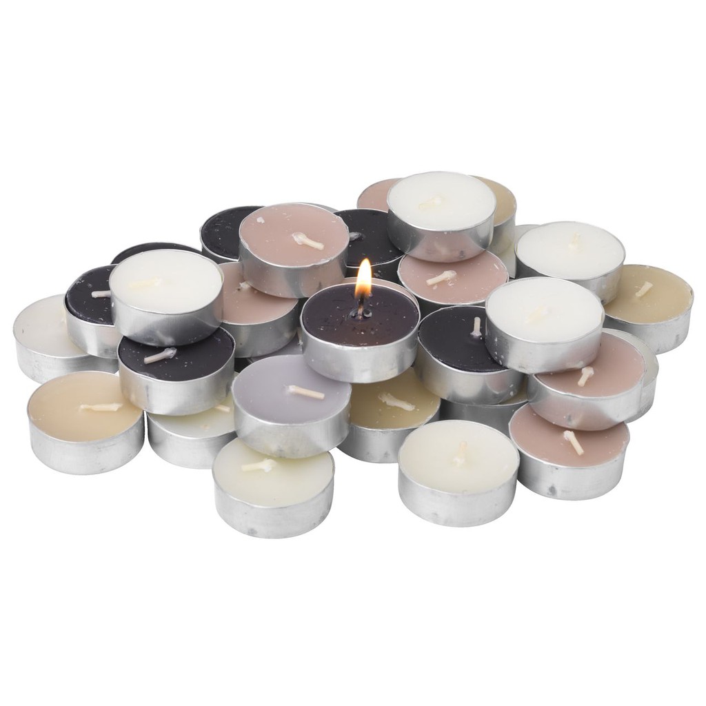 [COMBO] 4 HỘP NẾN ĐỐT ĐÈN TINH DẦU TEALIGHT KHÔNG MÙI, KHÔNG KHÓI LOẠI 1 -  CHÁY ĐỦ (40 viên) .