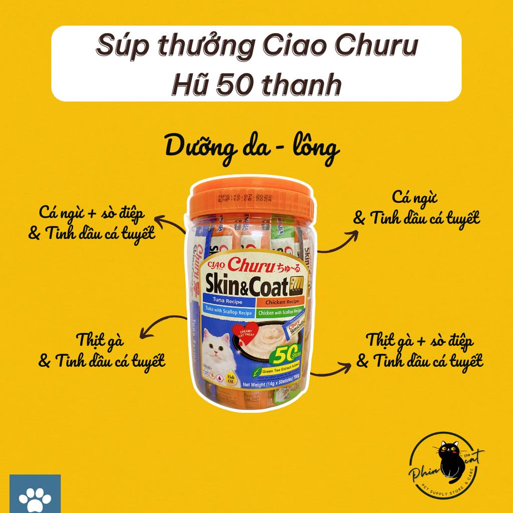 Súp thưởng cho mèo Ciao - nội địa Thái Lan - hũ 50 thanh | phinthecat