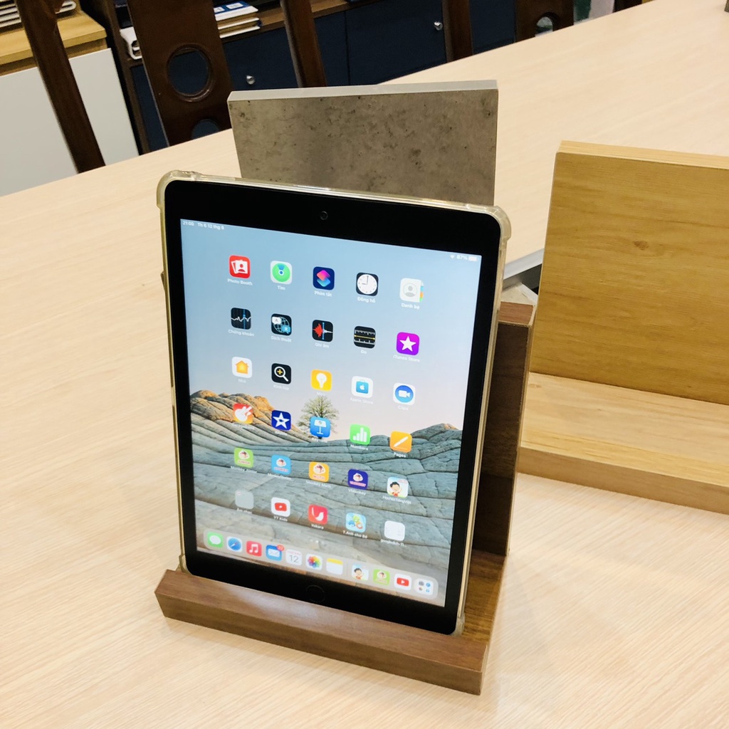 Giá đỡ sách, đỡ máy tính bảng, điện thoại, trưng bày sách, tạp chí bằng gỗ MDF để bàn tiện dụng