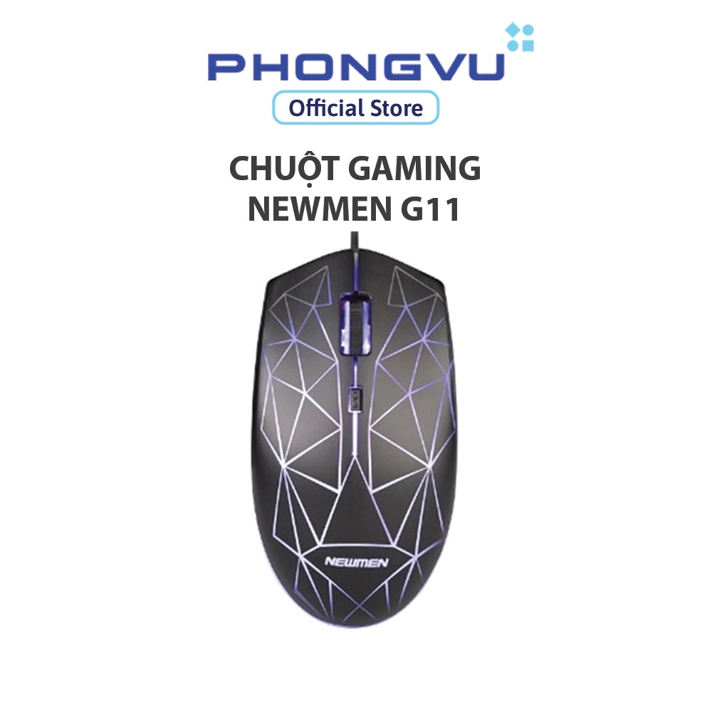 Chuột gaming Newmen G11 (Đen) - Bảo hành 24 tháng