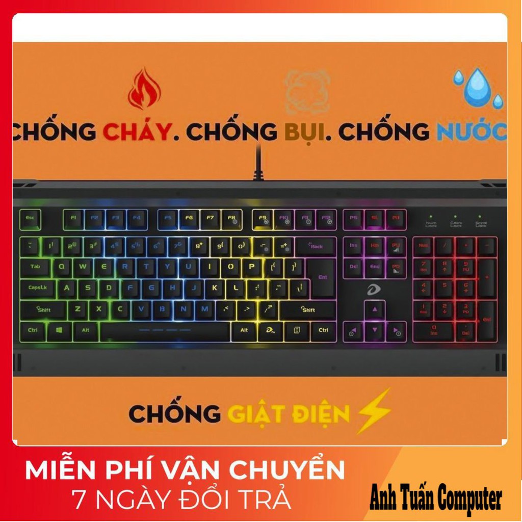 Bàn phím giả cơ Dareu LK145 MULTI LED COLOR I BH I Mai Hoàng