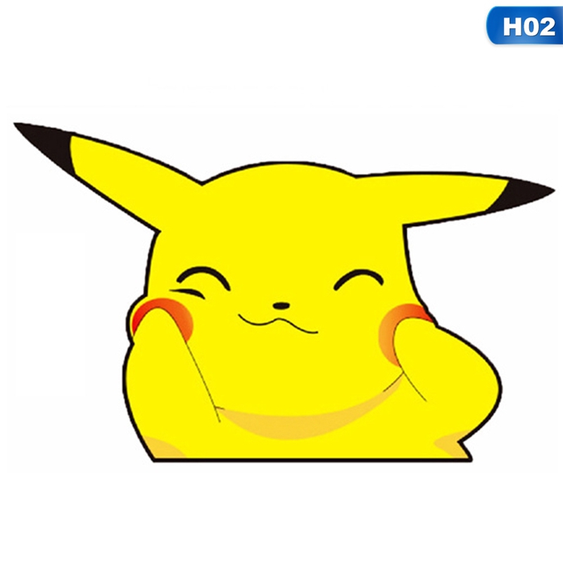 Decal Dán Trang Trí Xe Hơi Hình Pikachu