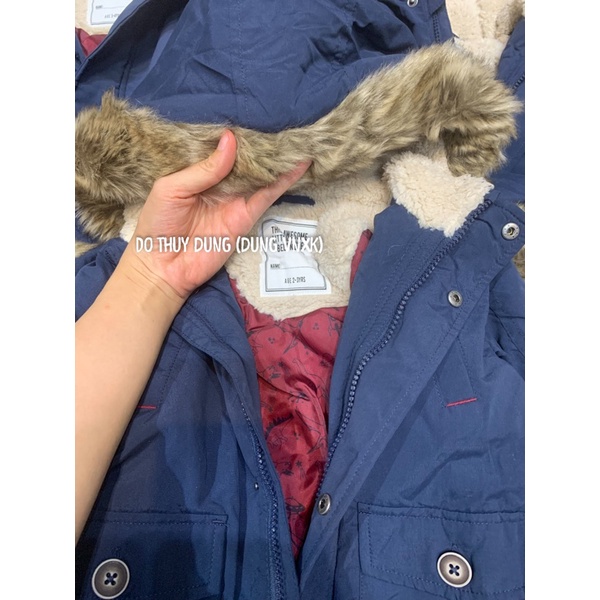 Áo parka bé trai