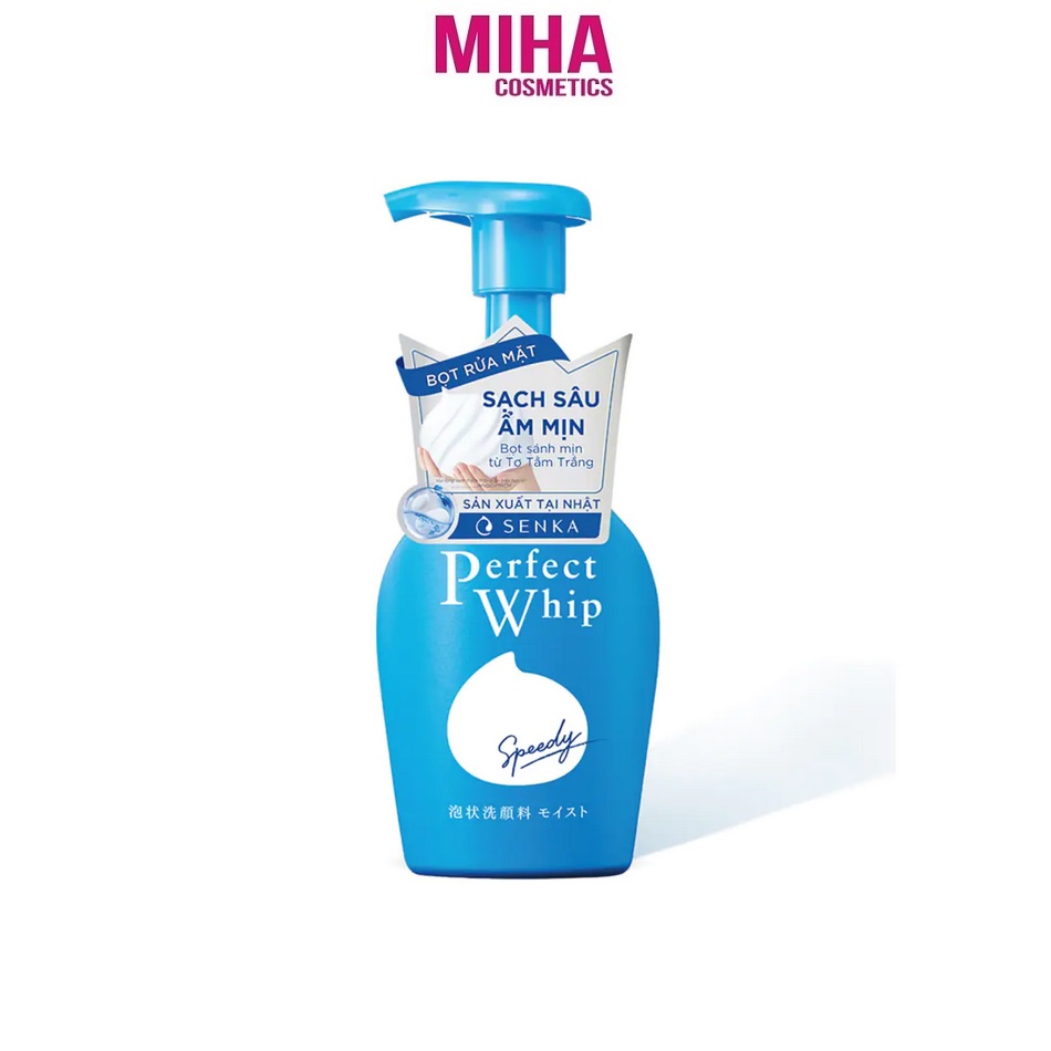 Bọt Rửa Mặt Dưỡng Ẩm SENKA 150ml Nhật Bản