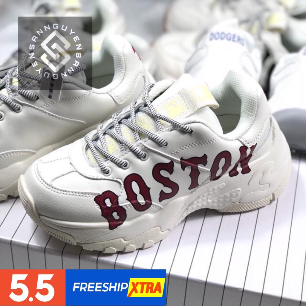 GIẢM 100K [Freeship-Bảo Hành 1 Năm] Boston – Giày Boston – Giày Thể Thao Nam Nữ Boston IN 3D Đế Độn đế táck