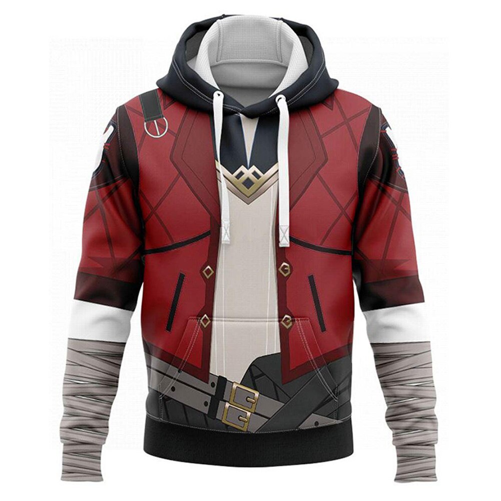 Áo Khoác Hoodie Có Khóa Kéo In Họa Tiết Arcane LoL Jinx Jayce Vi 3D Thời Trang Cho Nam Và Nữ