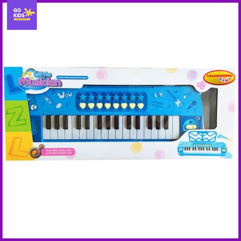 Đồ Chơi Đàn Piano Cho Bé Có Đèn Nhạc Và Micro Chuẩn Âm (tặng kèm pin)