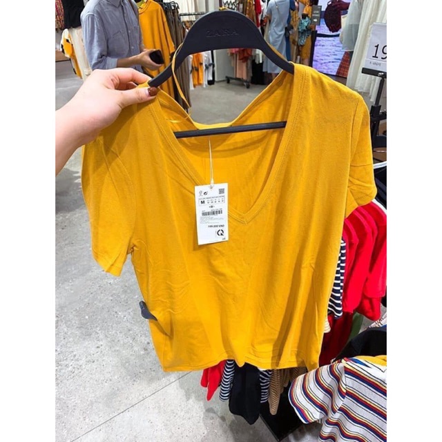 áo phông giấy cổ tim