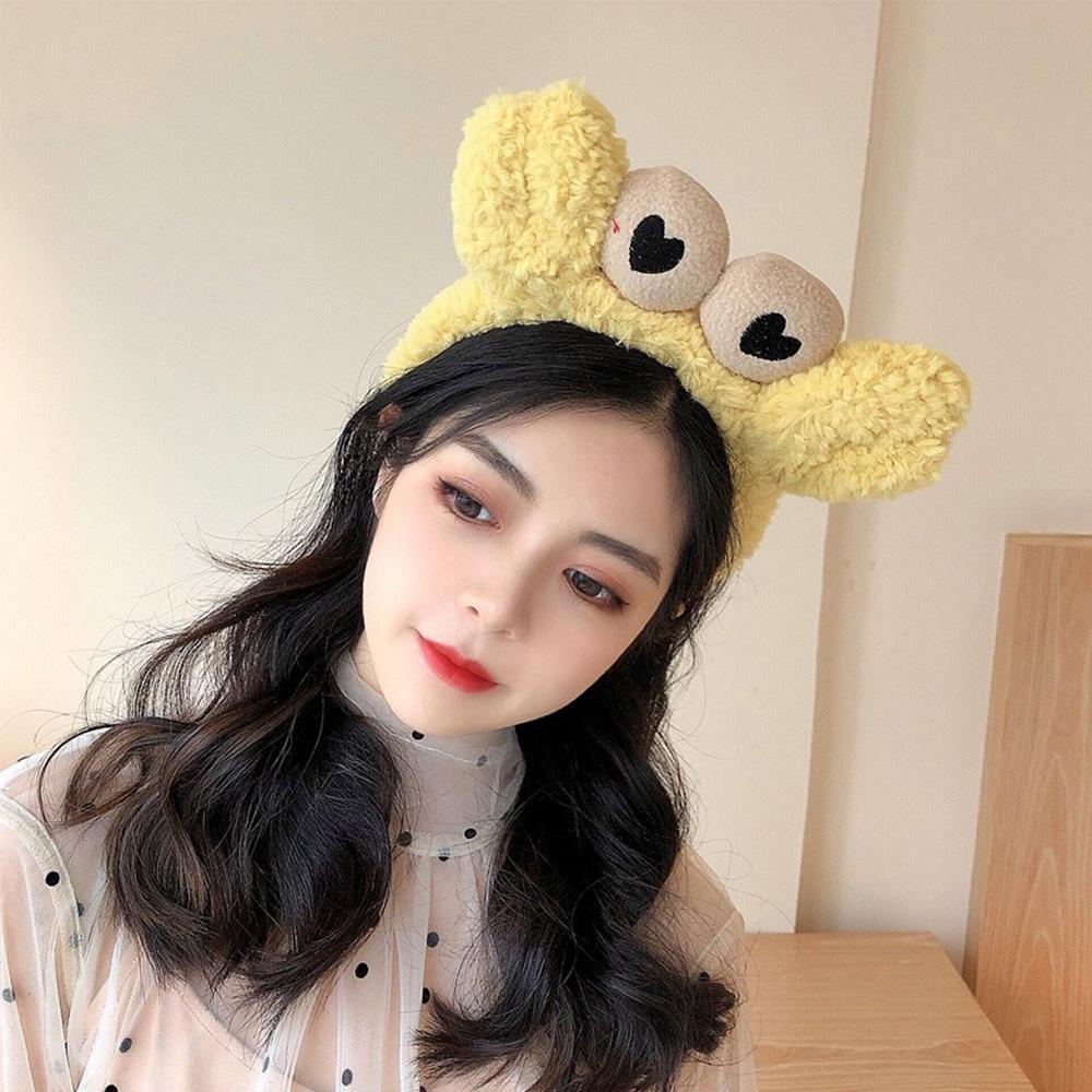 Băng đô cài tóc rửa mặt Phủ Lông Hình Con Cua Nhỏ Nhắn Dùng Khi Tắm Rửa Dành Cho Nữ