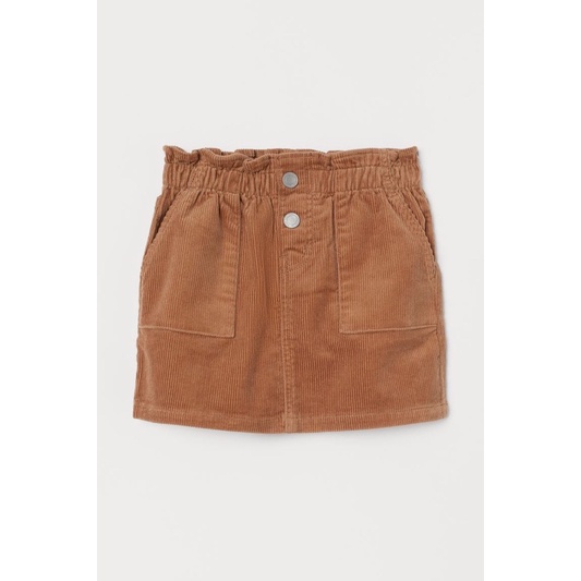 Chân Váy Nhung Bé Gái Nâu Beige HaM(cắt tag)