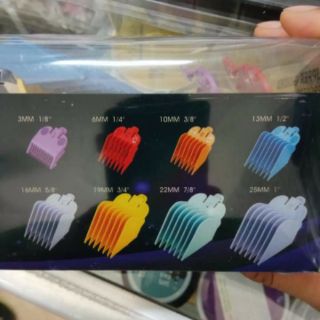 Bộ Cữ Tông Đơ 10chiếc(kèm khay) cho salon barbershop sử dụng
