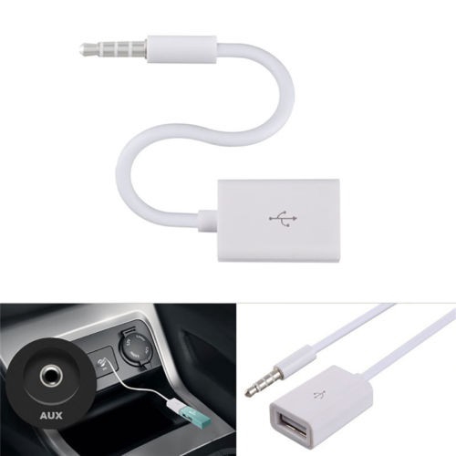 Dây cáp chuyển đổi cổng âm thanh AUX 3.5mm Male sang USB 2.0 Female