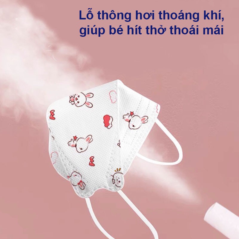 Khẩu trang KF94 cho bé, Set 10 khẩu trang trẻ em 3-10 tuổi Hàn Quốc ngăn bụi mịn PM2.5 BBShine – M016