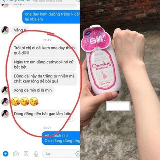 Kem dưỡng da one day Nhật nội địa.