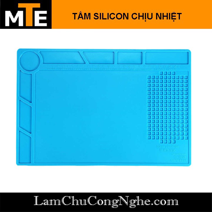 Thảm Cách Nhiệt Silicone 340x230mm Dùng Cho Hàn Điện Tử