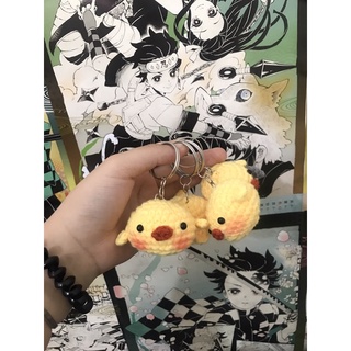 Móc khoá gà dễ thương