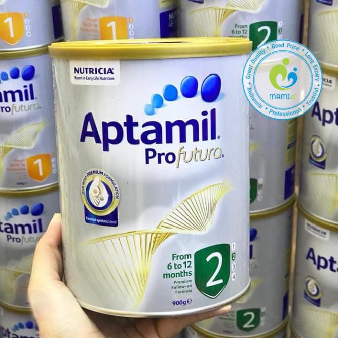 Sữa Aptamil Úc số 1, 2, 3 cho bé 900g