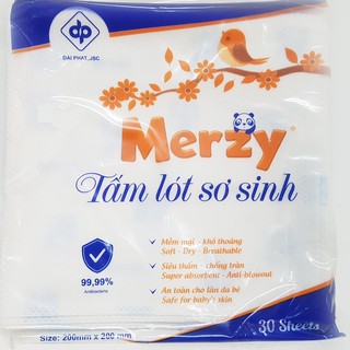 Tấm lót sơ sinh Merzy cao cấp 30 miếng