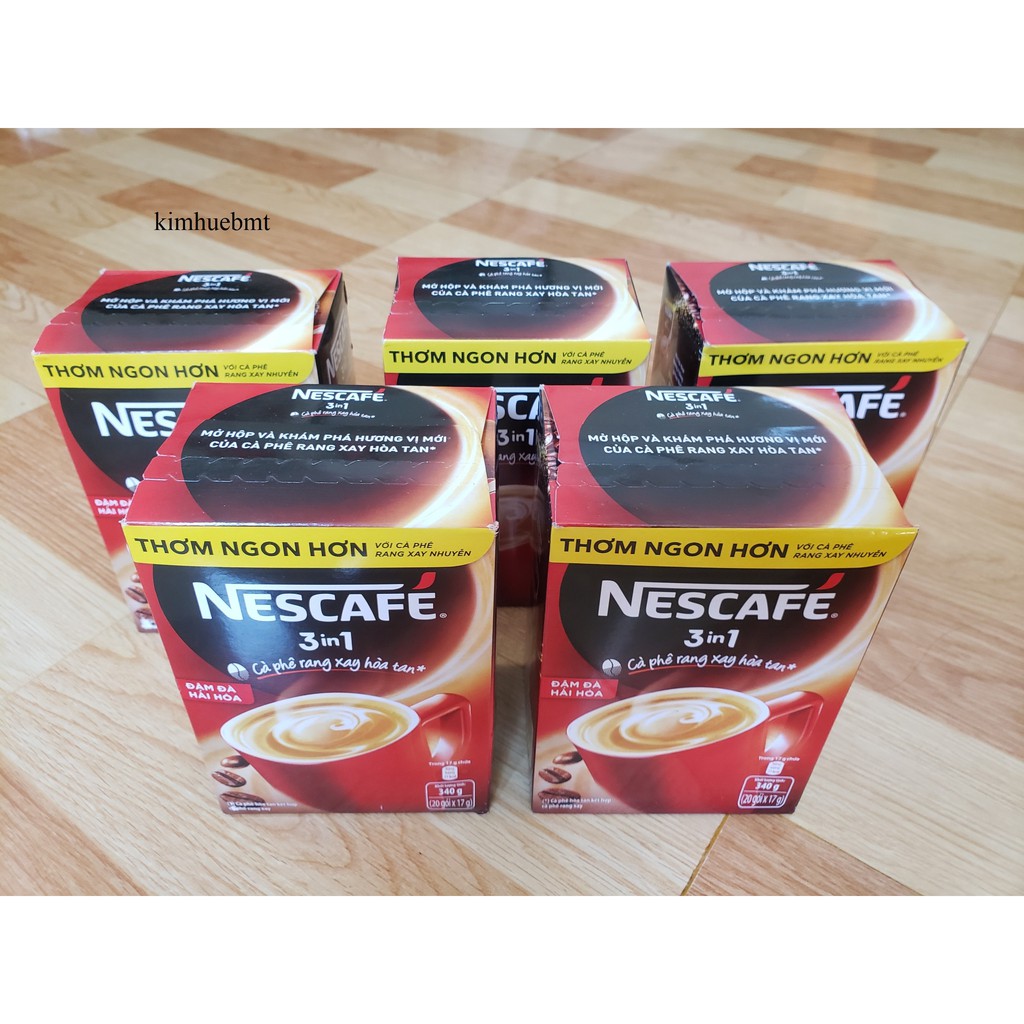 Nescafe Đậm Đà Hài Hòa 3 in 1 (1 hộp=20 Gói 17g)