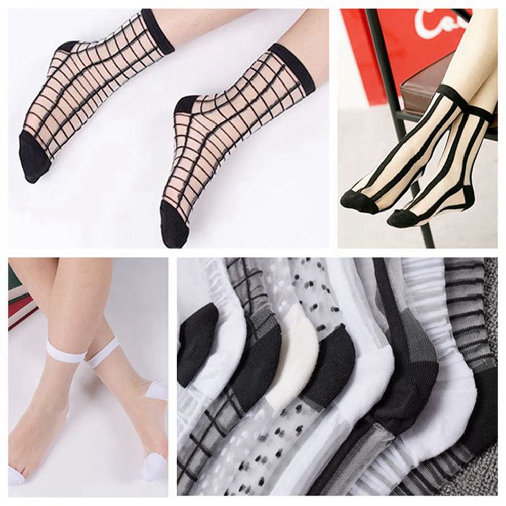 Tất Ren Lưới Trong Suốt Mềm Mại Thời Trang Cho Nữ Mihan1