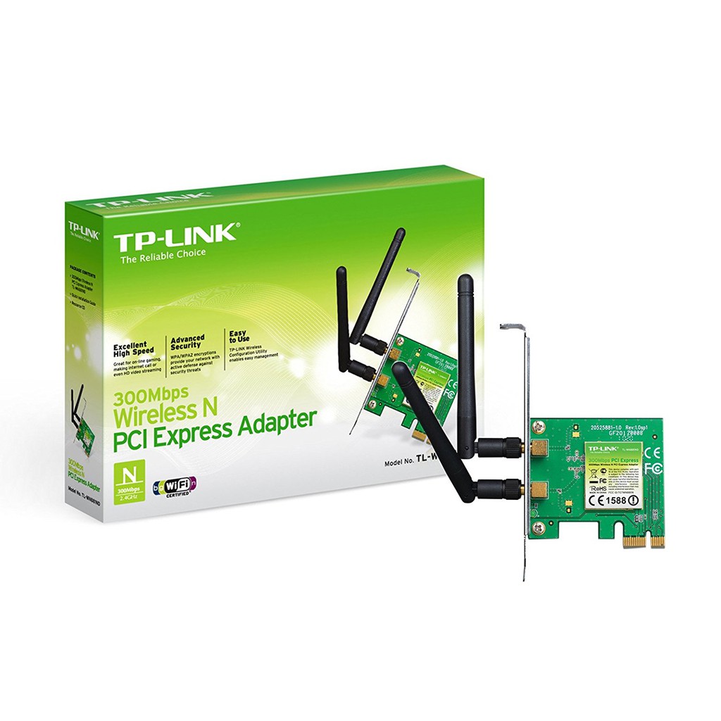 Bộ Chuyển Đổi Card Wifi TP-Link TL-WN881ND PCI Express Chuẩn N 300Mbps