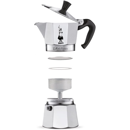 Ấm pha cà phê Bialetti Moka Express 6 tách - hàng chính hãng