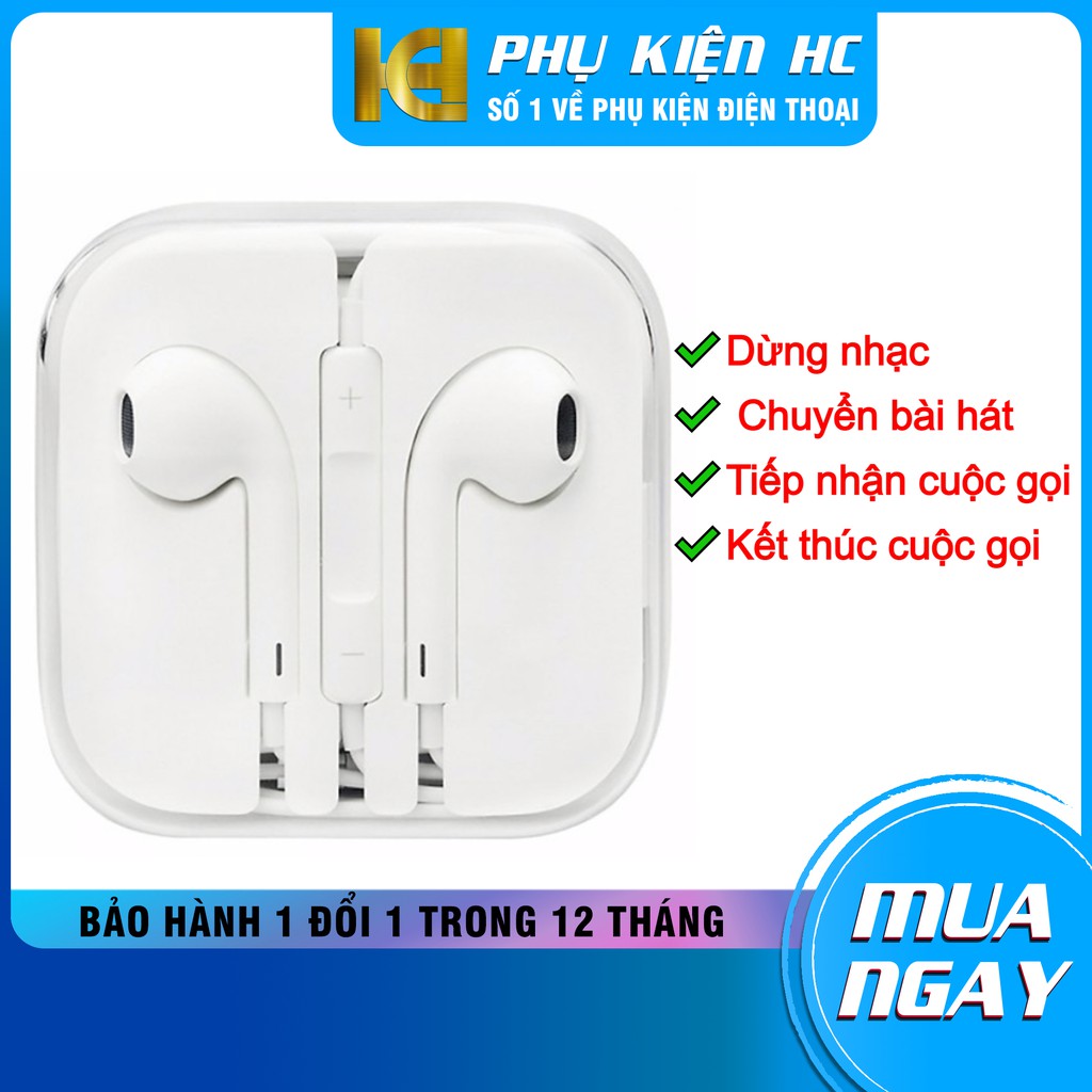 Tai nghe cho iPhone 6S - Tai phone chân jack 3.5mm cho iphone 5/6/6S/ 6+/6S+