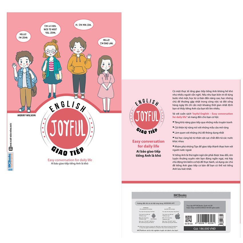 Sách - Joyful English – Giao tiếp-  Easy conversation for daily life - tặng kèm bookmark