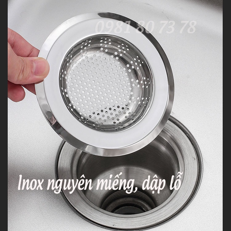 Dĩa lọc rác bồn rửa chén bằng inox 304