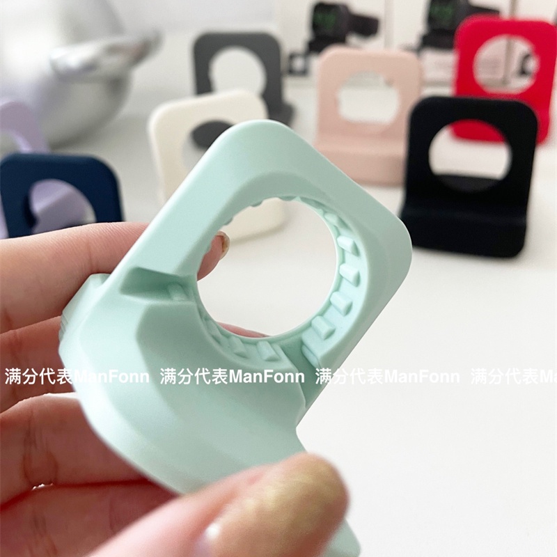 Giá Đỡ Bằng silicone Cho Đồng Hồ Apple watch serise 7 6 5 4 3 SE 3 2 iwatch 40mm 45mm 44mm 41mm 42mm 37mm