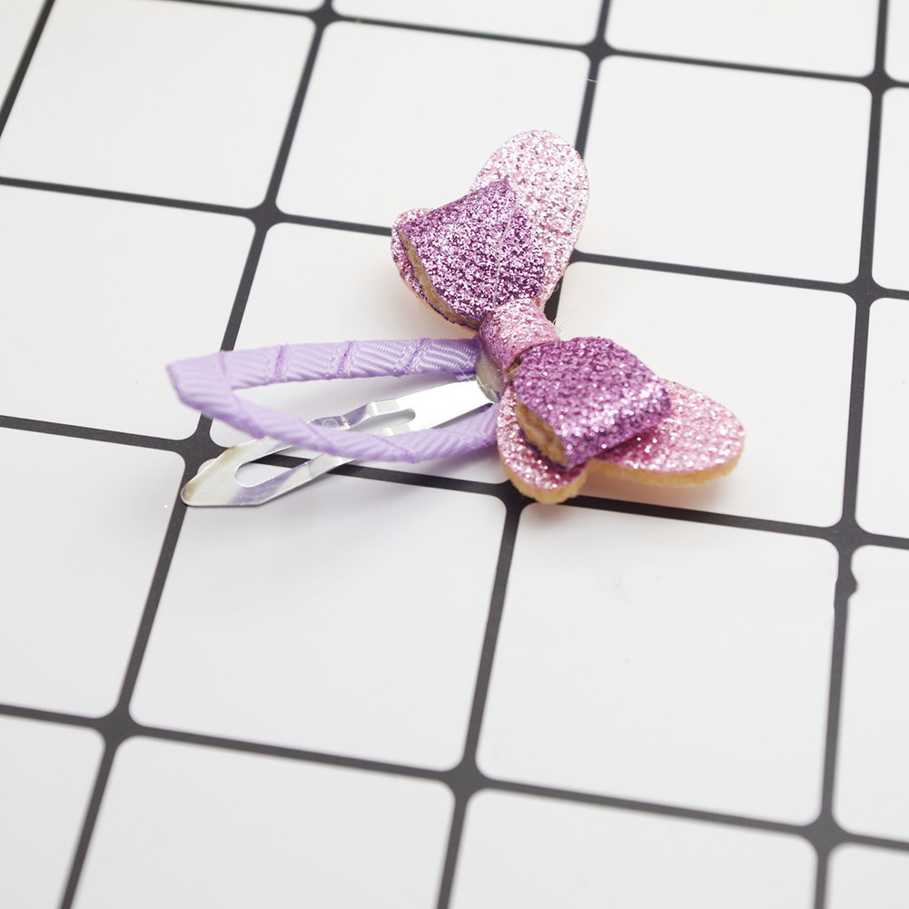 ☀ sunny ღ Baby Girls Hair Clips Hair Accessories Bowknot Shape Hair Pin Princess Set