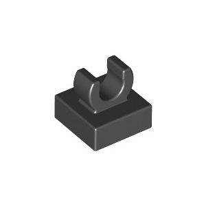 Gạch lẻ LEGO chính hãng Tile 1 x 1 with Clip (Raised "C") (15712 / 44842)