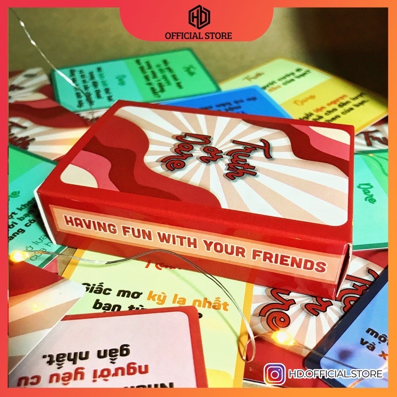Bộ Bài Nói Hay Làm - Truth Or Dare Việt Hóa Drinking Card Game, Hot Trend Đi Nhậu Tạo Sự Thú Vị Gắn Kết Tình Bạn