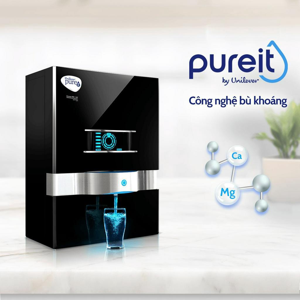 Máy lọc nước Unilever Pureit Ultima Black công suất 4000l - Bảo hành 12 tháng miễn phí lắp đặt toàn quốc