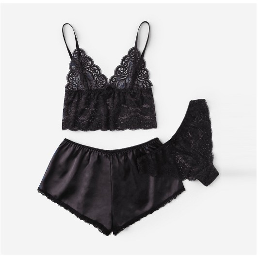 Bộ ngủ 2 dây Princess chất ren mềm, hàng cao cấp, hàng đổ buôn shop lớn