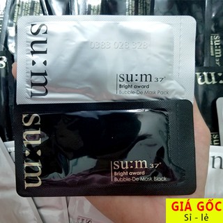 Mặt nạ thải độc bọt Sum 37