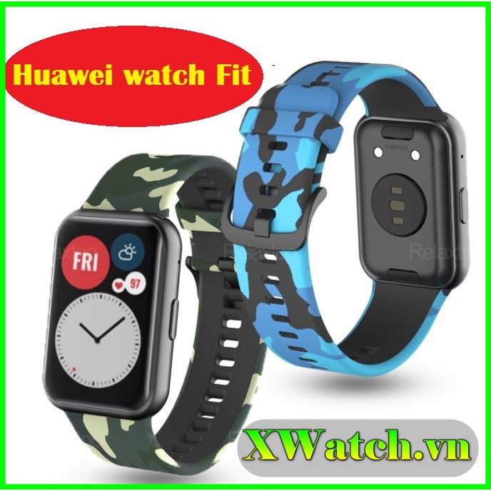 Dây Đeo Thay Thế Cho Đồng Hồ Thông Minh Huawei Watch Fit (Rằn ri)