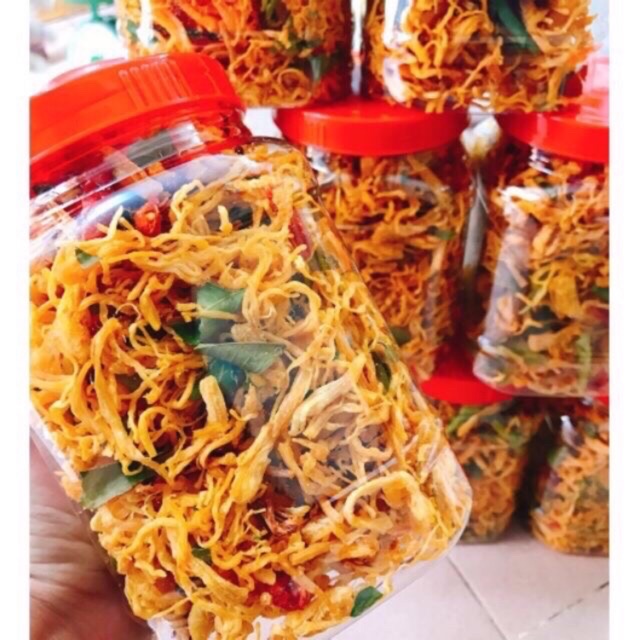 500g khô gà xé lá chanh
