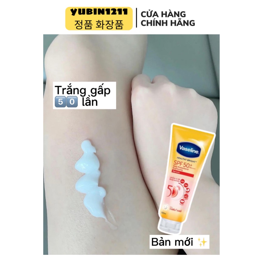 Dưỡng da Vaseline 50x Thái Lan ( chính hãng Thailand ) 300ml