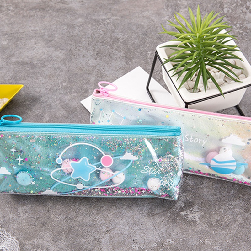 Túi Đựng Bút / Mỹ Phẩm Sức Chứa Lớn Tiện Dụng Cho Giáng Sinh / Sinh Nhật