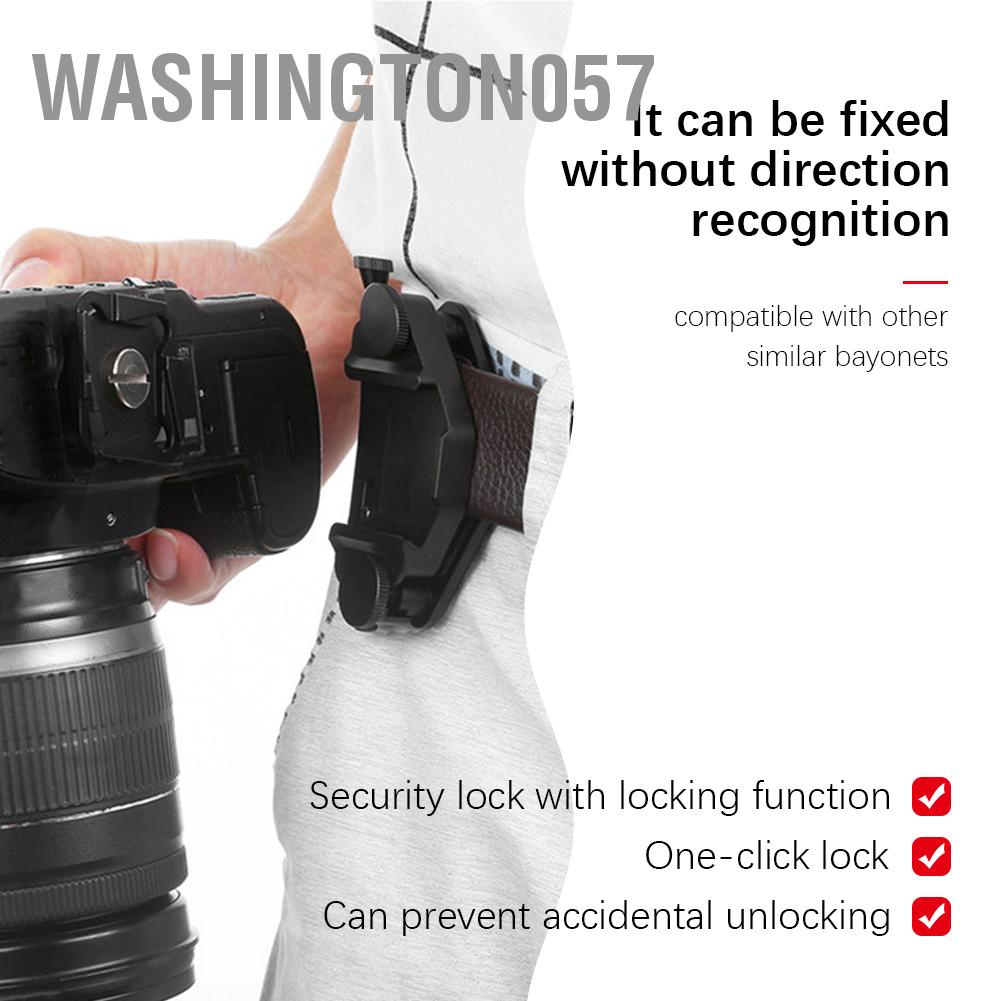 Có thể bán buôn Kẹp tháo nhanh bằng hợp kim nhôm phụ kiện khóa thắt lưng cho máy ảnh DSLR washington057 Hàng giao ngay