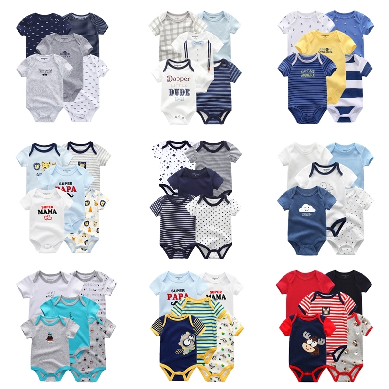 Jumpsuit 100% Cotton Cho Bé Trai Và Gái 0-12 Tháng Tuổi