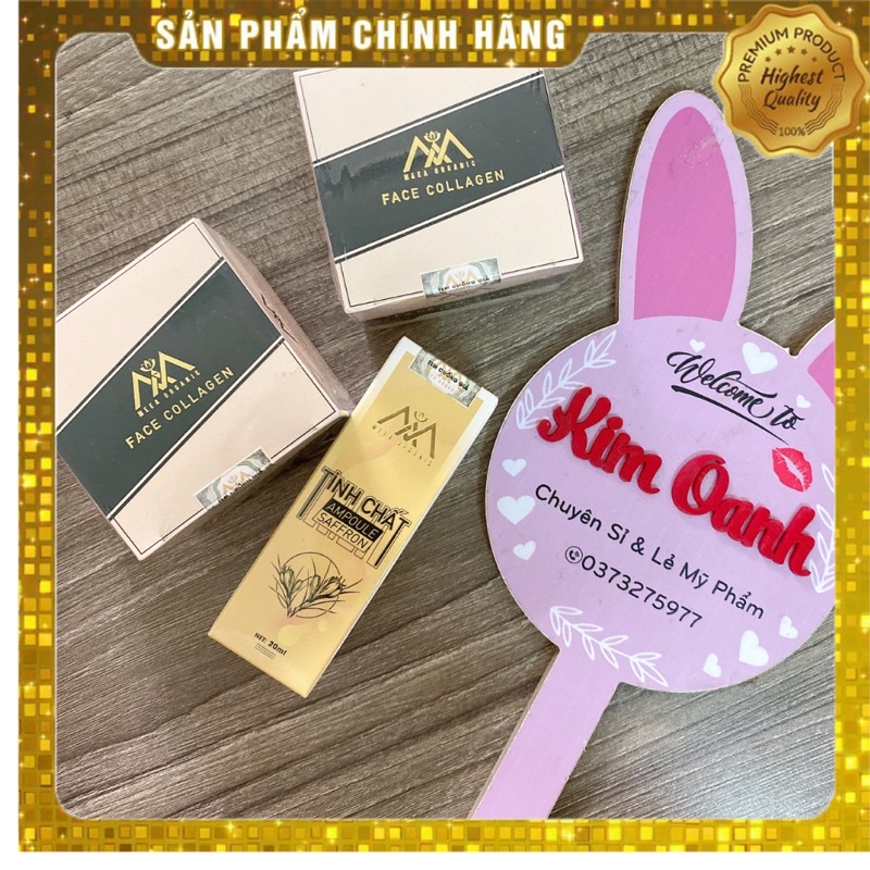 Combo Face Dna Cá Hồi và Tinh Chất Saffron