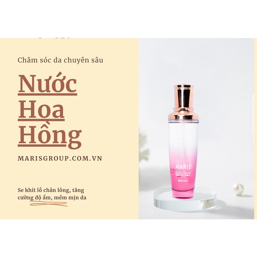 Nước hoa hồng trắng da cho nám sâu tàn nhang maris trắng da cao cấp Nhật Bản