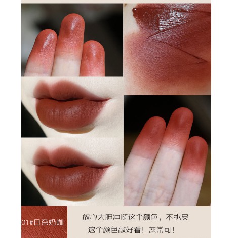 Set 3 cây son kem lỳ Herorange FLUFLY LIP GLAZE KST08-KIMBEAUTY | BigBuy360 - bigbuy360.vn